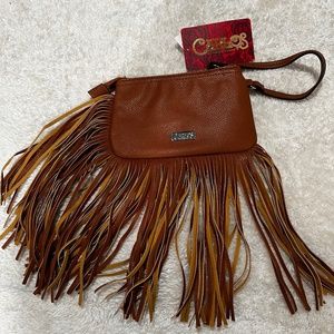 Carlos Santana Fringe wristlet